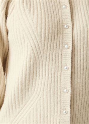 Puli knit cardigan Ivory Neo Noir 